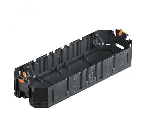 Универсальная монтажная коробка UT4 для установки в лючок без накладки (полиамид,черный) (UT4)  7408725  OBO Bettermann