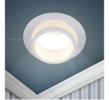 Светильник встраиваемый точечный алюминиевый KL89 WH MR16/GU5.3 белый  Б0054356  ЭРА