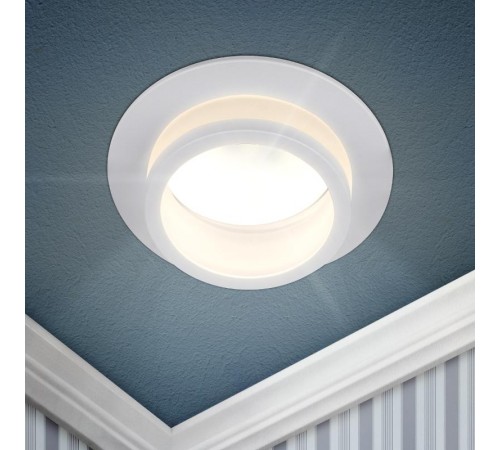 Светильник встраиваемый точечный алюминиевый KL89 WH MR16/GU5.3 белый  Б0054356  ЭРА