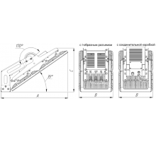 Прожектор светодиодный СДО STIMUL/FB 450W D30 750 GY 5000К IP66  1948000150  Световые Технологии