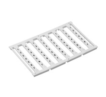 Маркировка для клемм, ширина 8 мм, узкая, для клемм Push-in, белая, от 15 до 21, горизонтальная ориентация, 1 шт. = карта из 56 маркеров  NUPUTUK-8F-