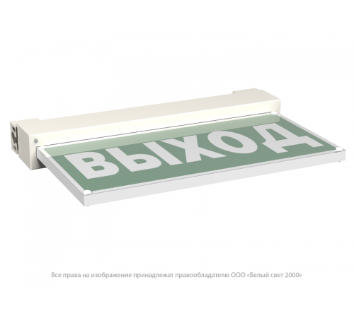 Световой указатель аварийного освещения BS-EVERON-53-S1-INEXI3  a22279  Белый свет