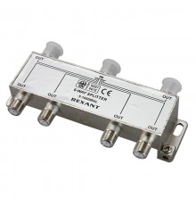 ДЕЛИТЕЛЬ  ТВ  х 6 под F разъём 5-1000 МГц  05-6004  REXANT