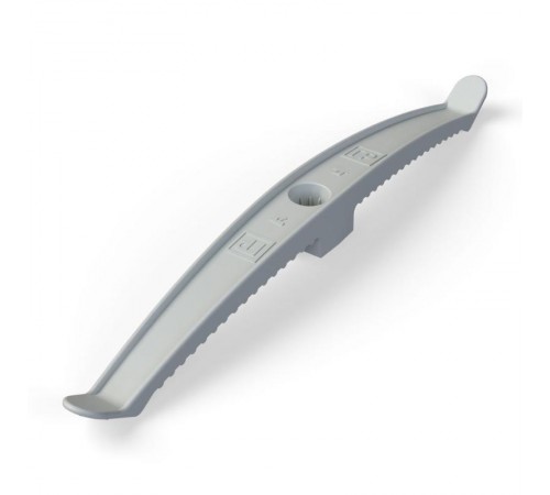 Держатель кабеля двусторонний для прямого монтажа в гофроящике серый (100 шт/кор)  PR13.0487  Промрукав