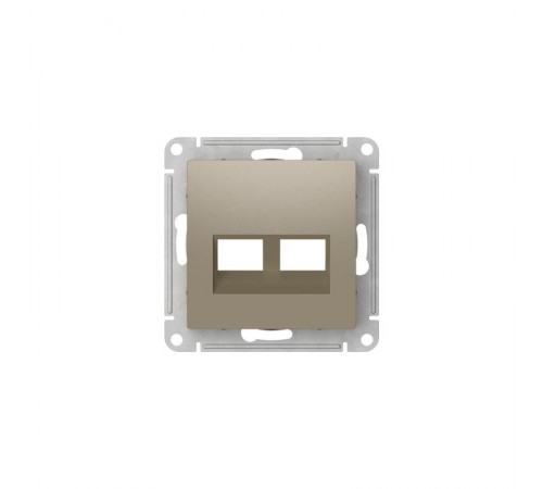 AtlasDesign Шампань Накладка двойная для информационных функций типа Keystone  ATN000590  SE