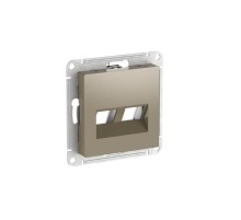 AtlasDesign Шампань Накладка двойная для информационных функций типа Keystone  ATN000590  SE