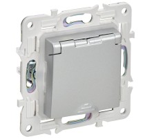 SKANDY Роз. з/к/ш кр. 16А IP44 SK-R11S сереб.  SK-R16-16-44-K23  IEK