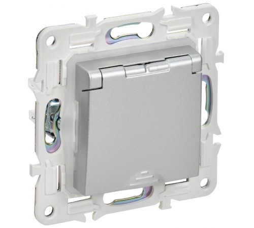 SKANDY Роз. з/к/ш кр. 16А IP44 SK-R11S сереб.  SK-R16-16-44-K23  IEK