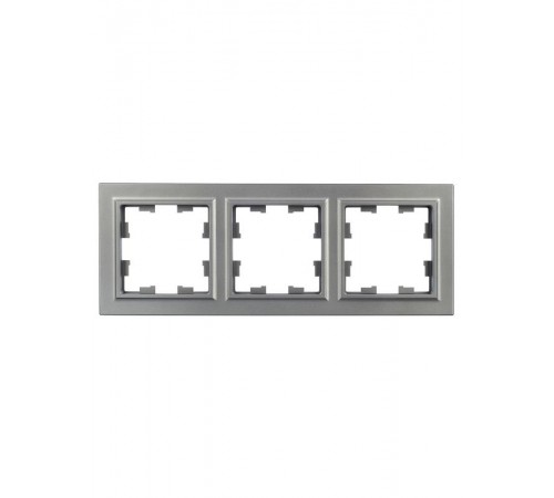 BRITE Рамка 3-ая РУ-3-БрС сталь  BR-M32-K46  IEK