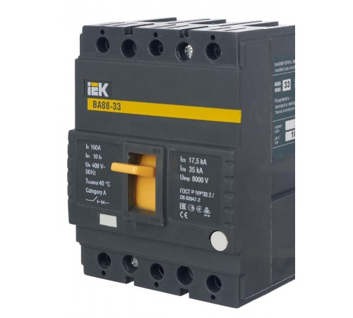 Авт. выкл. ВА88-33  3Р  160А  35кА    SVA20-3-0160  IEK