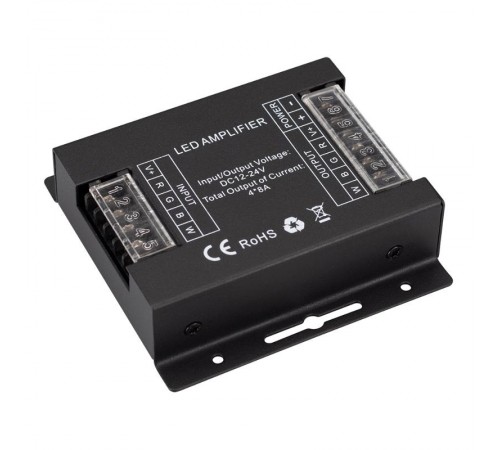 Усилитель ARL-5022-RGBW (12-24V, 4x8A, 384-768W)  027141  Arlight