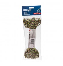 Шнур плетеный ПЭ 3,5 мм, 16-пряд, цветной, 30 м  140355  Tech-KREP