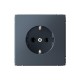 ArtGallery Грифель Розетка с заземлением, 16А, механизм, быстрозажим. клем.  GAL000743S  SE