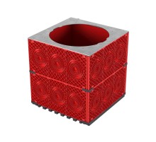 Колодец пластиковый для кабельной канализации 750х750х750 под разгрузочную плиту  270750UP  DKC