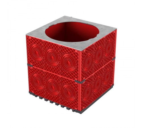 Колодец пластиковый для кабельной канализации 750х750х750 под разгрузочную плиту  270750UP  DKC