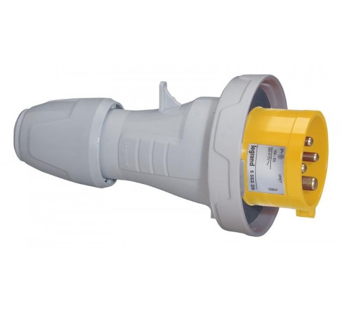 Вилка мобильная - 32 А - 2К+З - 130 В - IP 67  555431  Legrand