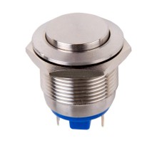 Кнопка антивандальная 19 Б/Фикс (2с) (ON)-OFF выпуклая  36-3412  REXANT