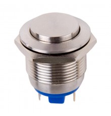 Кнопка антивандальная 19 Б/Фикс (2с) (ON)-OFF выпуклая  36-3412  REXANT