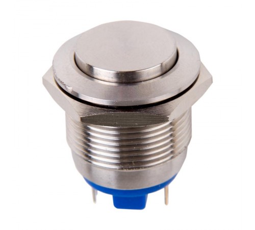 Кнопка антивандальная 19 Б/Фикс (2с) (ON)-OFF выпуклая  36-3412  REXANT