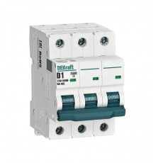 Выключатель автоматический трехполюсный ВА-105 1А D 10кА  13220DEK  DEKraft