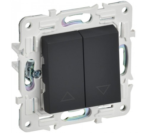 SKANDY Выключатель жалюзи 10А SK-V12G графит  SK-V15-0-10-K53  IEK