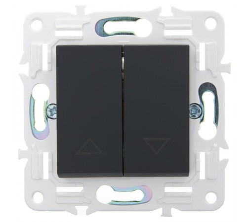 SKANDY Выключатель жалюзи 10А SK-V12G графит  SK-V15-0-10-K53  IEK