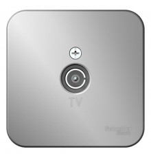 Blanca Алюминий О/У с изолирующей пластиной Розетка TV  BLNTA000013  SE