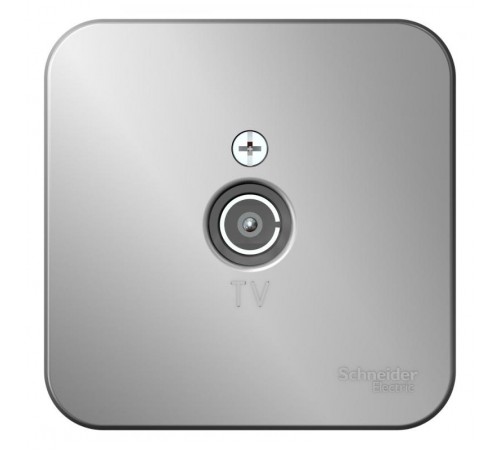 Blanca Алюминий О/У с изолирующей пластиной Розетка TV  BLNTA000013  SE