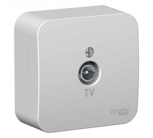 Blanca Алюминий О/У с изолирующей пластиной Розетка TV  BLNTA000013  SE