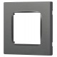 Рамка для розеток и выключателей  Серия 12 12-5201-12 на 1 пост, Классик, графит  Б0067785  ЭРА