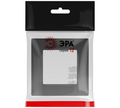 Рамка для розеток и выключателей  Серия 12 12-5201-12 на 1 пост, Классик, графит  Б0067785  ЭРА