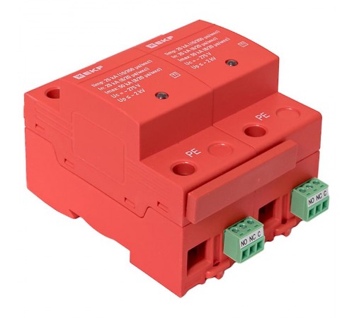 Устройство защиты от импульсных перенапряжений Класс 1 Iimp 25kA (10/350s) 2P  spd-t1-2p  EKF