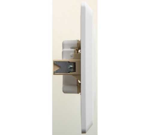 Этюд Белый С/У Розетка 2-ая без заземления без шторок 16А 250B  PC16-105B  SE