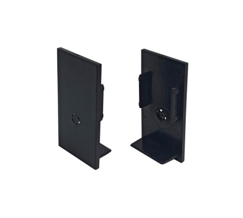 Торцевые заглушки для шинопровода SMART черные (комплект 2 шт) TR2107-BK  TR2107-BK  DENKIRS