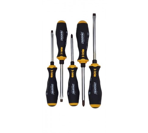 Набор отверток Ergonic ударных SL/PH, 5 шт  45095248  Felo