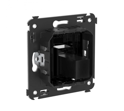 HDMI розетка одинарная в стену, тип А-А, "Avanti", "Черный квадрат"  4402253  DKC