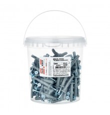 Дюбель-гвоздь 6х40 гриб. манжета (полипропилен) (150 шт) - ведро ( 0,576 кг)  101989  Tech-KREP