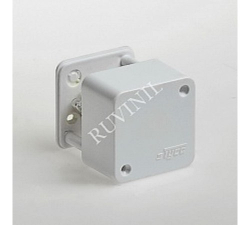 Коробка распределительная для о/п, 55х55х32мм (2 клемника) белая  65002  Рувинил