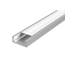 Алюминиевый профиль для LED ленты с рас. опал накладной 2000х24х11 мм (максимальная ширина ленты 10 мм)  V4-R0-70.0001.KIT-0201  VARTON