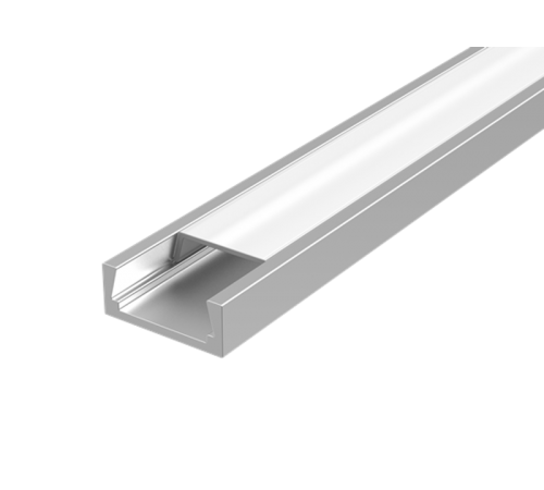 Алюминиевый профиль для LED ленты с рас. опал накладной 2000х24х11 мм (максимальная ширина ленты 10 мм)  V4-R0-70.0001.KIT-0201  VARTON