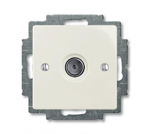 ABB Basic 55 Шале (белый) Розетка TV оконечная  1724-0-4317   2CKA001724A4317  ABB