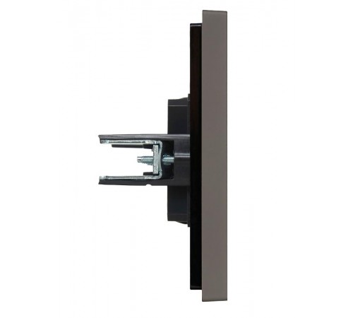 FORTE&PIANO Заглушка с суппортом FP341 серый  FP-PL10-K03  IEK