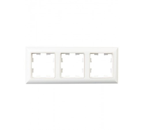 BRITE Рамка 3-ая РУ-3-Бр белый/белый  BR-M32-12-K01  IEK