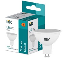 Лампа светодиодная MR16 410lm 4000K GU5  LL-I-MR16-5-230-40-GU5  IEK
