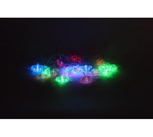 Гирлянда светодиодная  Нить Короны 3 м мультиколор, 220V,   ENIN-3K ,  IP20 (36/864)  Б0041898  ЭРА