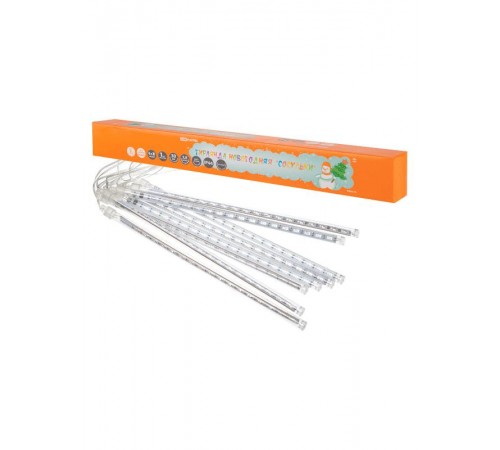 Гирлянда новогодняя  "Сосульки", падающий белый свет, 30 см, 8 шт в комплекте, 3,8 м,  SQ0361-0026  TDM ELECTRIC