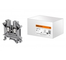 Зажим наборный ЗНН-2,5мм2 32А серый (Ph-C UK-2,5N)  SQ0803-1101  TDM