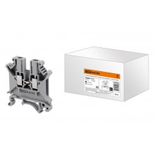 Зажим наборный ЗНН-2,5мм2 32А серый (Ph-C UK-2,5N)  SQ0803-1101  TDM