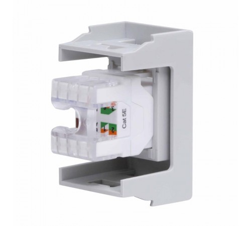 Розетка RJ-45 кат.5E,Viva,1 мод.,серая  45138  DKC