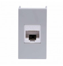 Розетка RJ-45 кат.5E,Viva,1 мод.,серая  45138  DKC